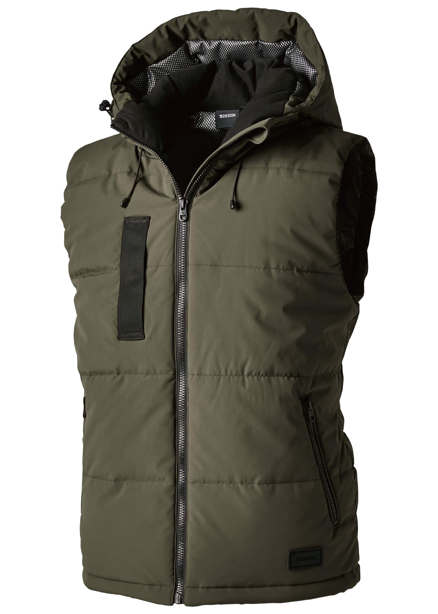 Amazon.co.jp: TS DESIGN リフレクティブファイバーダウンベスト 秋冬